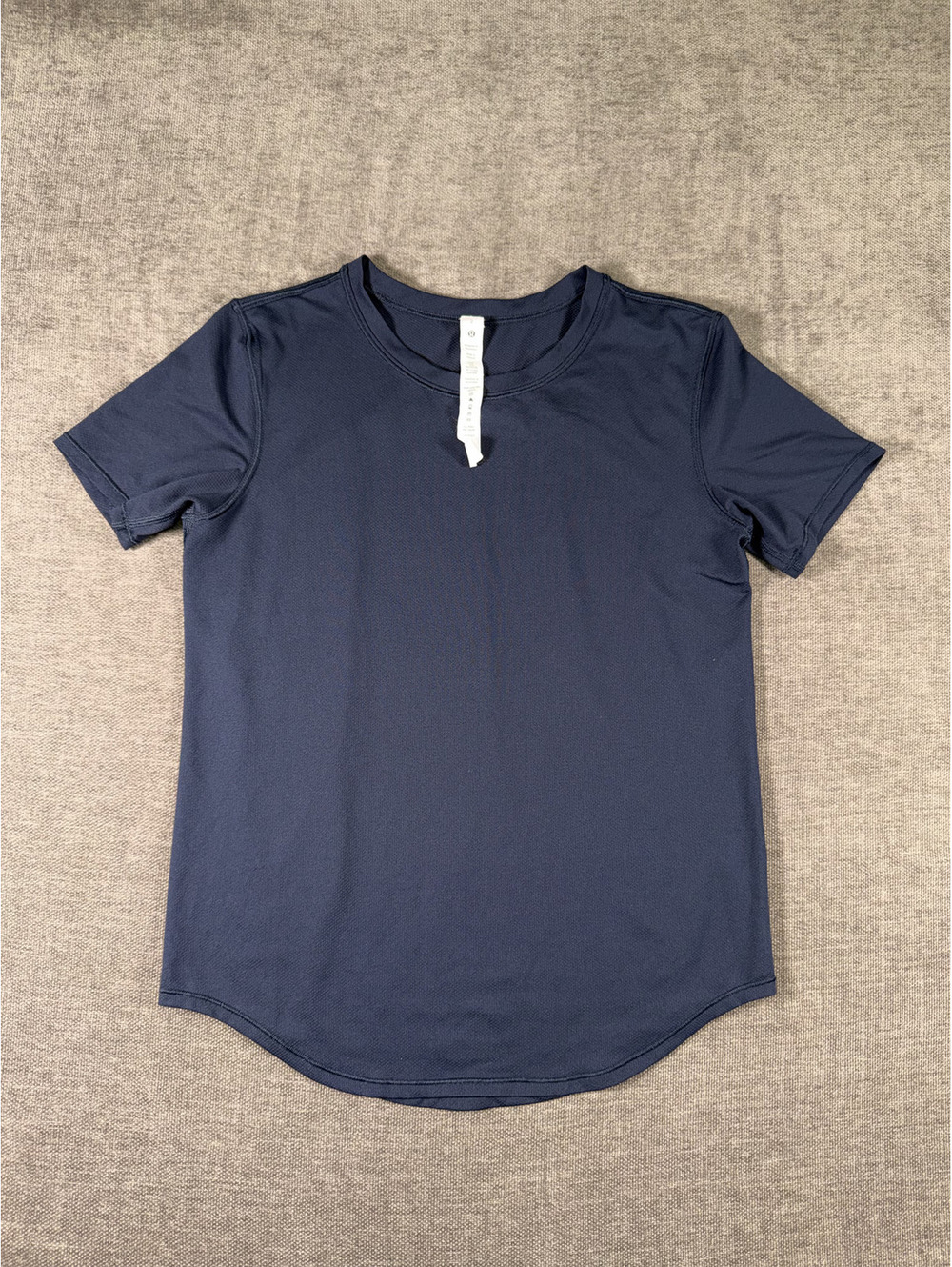 Lululemon Run Out Short Sleeve, Size 2 Navy Athletic Running Shirt